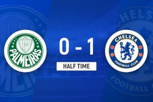 半场-切尔西暂1-0帕尔梅拉斯 帕尔默破门查洛巴送助攻